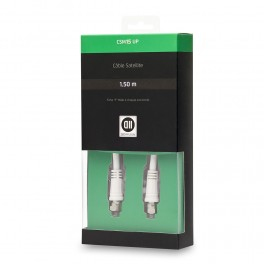 D2 Diffusion D2SAT150 câble coaxial 1,5 m SAT Blanc - Neuf