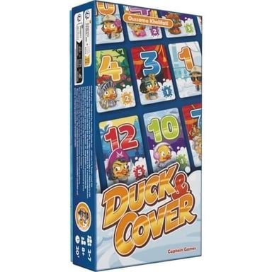 Duck & Cover - Capitán Juegos - Juego de Cartas 8 Años+- 2 a 7 Jugadores - 20 Minutos - Asmodee