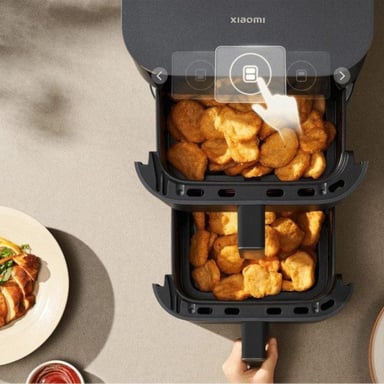 Freidora Inteligente por Aire Airfryer - Sin Aceite Xiaomi Smart Double Stack Air Fryer 12L- 2800W- Capacidad 12L