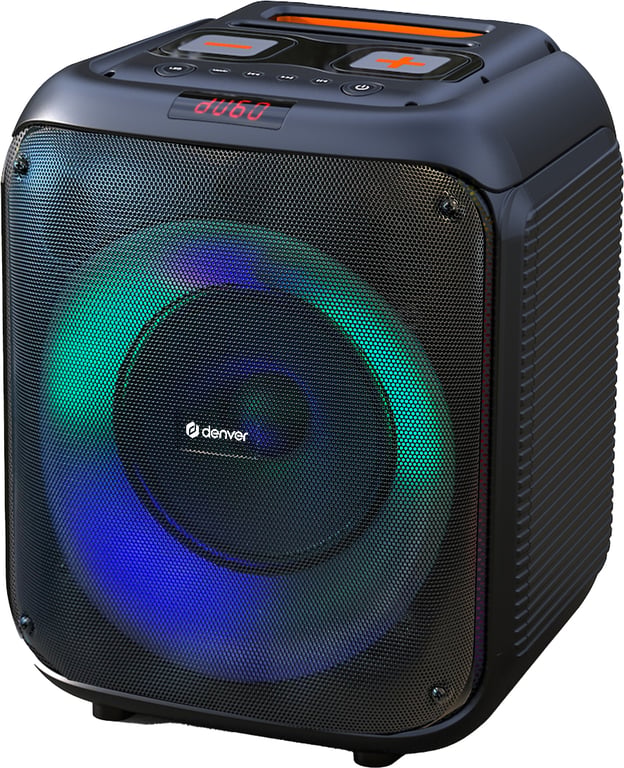 Denver BPS-250 haut-parleur portable et de fête Enceinte portable stéréo Noir 40 W - Neuf