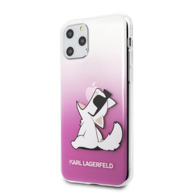 Custodia Karl Lagerfeld per iPhone 11 Pro rosa Choupette Fun
