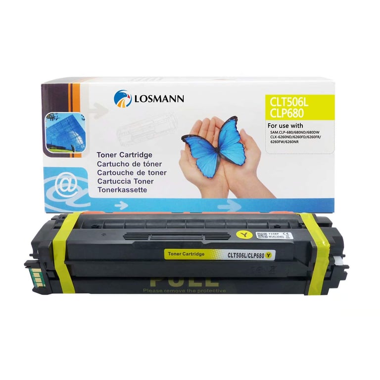 1x Jaune Cartouches de Toner Compatible pour CLT Y506L Y506 pour CLP 680 CLP 680DW CLP 680ND CLX 6260FD 6260FR CLX 6260FW CLX 6260ND CLX 6260 Neuf