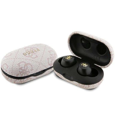 Casque sans fil TWS Guess 4G Metal rose