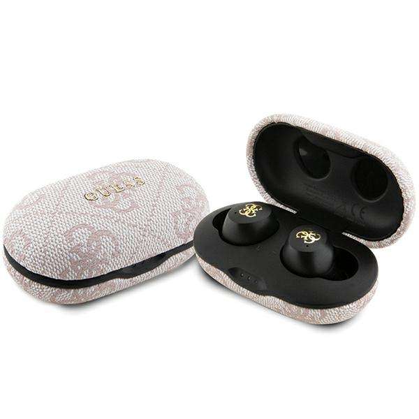 Casque sans fil TWS Guess 4G Metal rose - Neuf