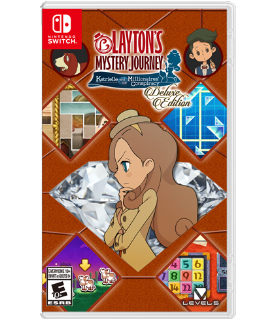 EL MISTERIOSO VIAJE DE LAYTON: Katrielle y la conspiración de los millonarios - Edición Deluxe Nintendo Switch Inglés, Francés