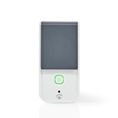 Nedis WIFIPO120EWT enchufe inteligente Gris, Blanco