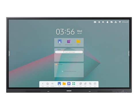 Samsung WA75C tableau blanc interactif 190,5 cm (75'') 3840 x 2160 pixels Écran tactile Noir