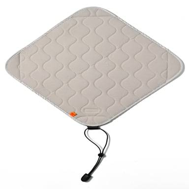 KODAK Camera Wrap L 38,5 x 38,5 cm – Funda Protectora Acolchada para Cámara, Tejido Repelente al Agua, Cierre de Velcro, Compatible con Cámaras Analógicas y Compactas Kodak – Gris