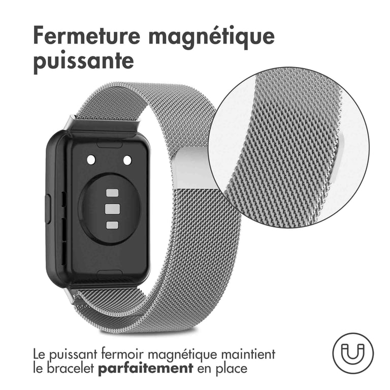 imoshion Bracelet magnétique milanais pour Huawei Watch Fit 2 Neuf - vue 5