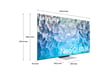 Samsung QE75QN900B 190,5 cm (75'') 8K Ultra HD Smart TV Wifi Acier inoxydable