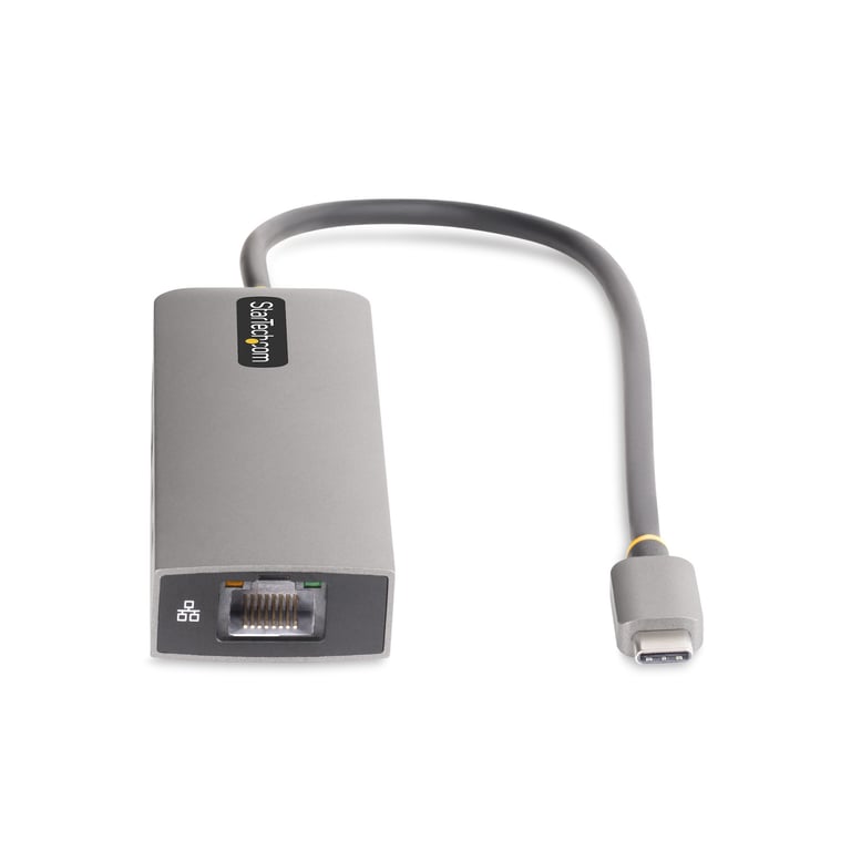 StarTech.com Hub USB-C à 3 Ports Ethernet 2,5 Gbps et Port Power Delivery 100W Pass-Through, USB 3.2 10Gbps, 2x USB-A/1x USB-C, Hub Adaptateur Portable USB Type-C - Neuf