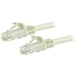 StarTech.com Cavo di rete UTP Cat6 Gigabit senza gancio da 3 m - Cavo Ethernet RJ45 - M/M - Bianco