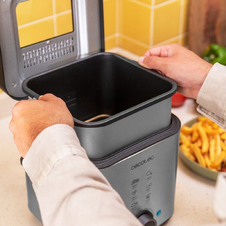 Cecotec CleanFry Advance 1500 Friteuse électrique avec huile 1 5 Inox - vue 4
