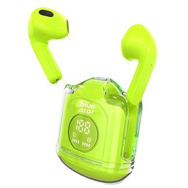 Écouteurs Bluetooth Microphone intégré Autonomie 5 Heures Vert citron