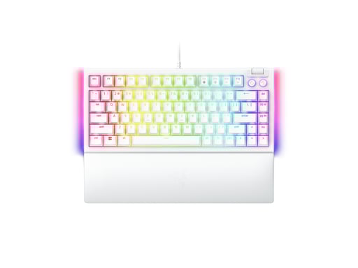 Razer BlackWidow V4 75% Tastiera USB QWERTY Bianco Inglese Americano