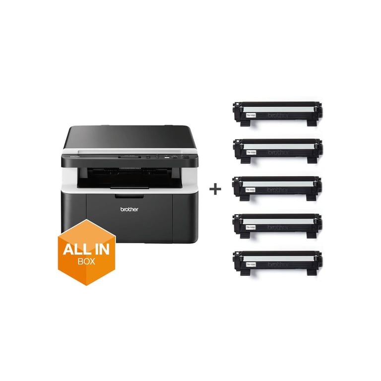 Brother DCP 1612WVB imprimante multifonction Laser A4 2400 x 600 DPI 20 ppm Wifi Neuf