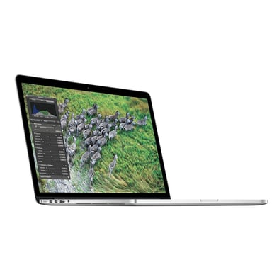 MacBook Pro Core i7 (2015) 15.4', 2.8 GHz 128 Go 16 Go Intel Iris Pro Graphics, Argent - QWERTY - Espagnol