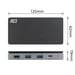 ACT AC7093 base para portátil y replicador de puertos Alámbrico USB 3.2 Gen 1 (3.1 Gen 1) Type-C Negro, Gris