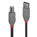 LINDY Câble USB 2.0 type A vers B - Anthra Line - 1m