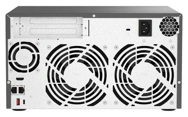 QNAP TVS-h874 NAS Tower Intel® Core? i5-12400 32GB DDR4 QuTS hero Nero