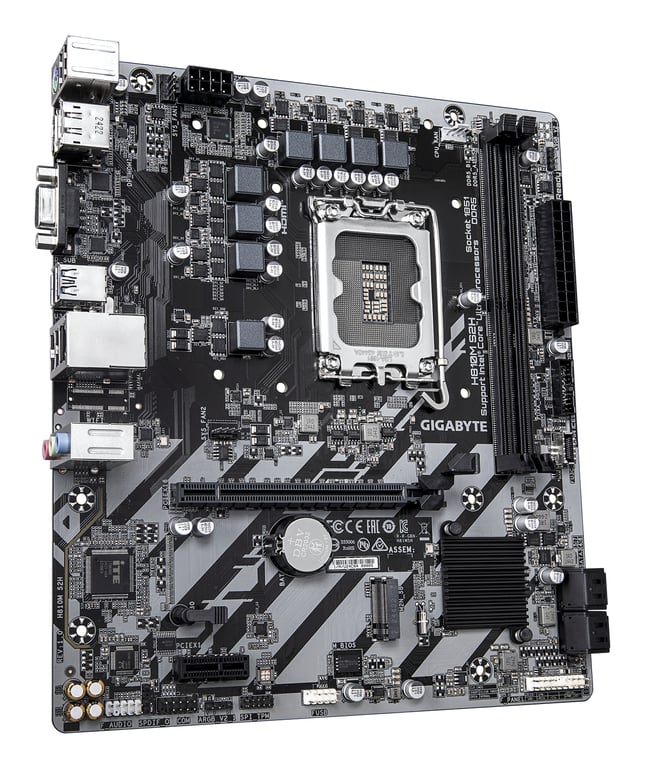 Placa Base Gigabyte H810M S2H Socket 1851 Micro ATX - vue 4