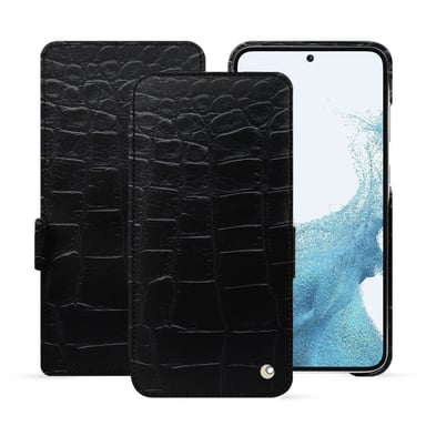 Funda de piel Samsung Galaxy S23 - Solapa horizontal - Negro - Cueros especiales