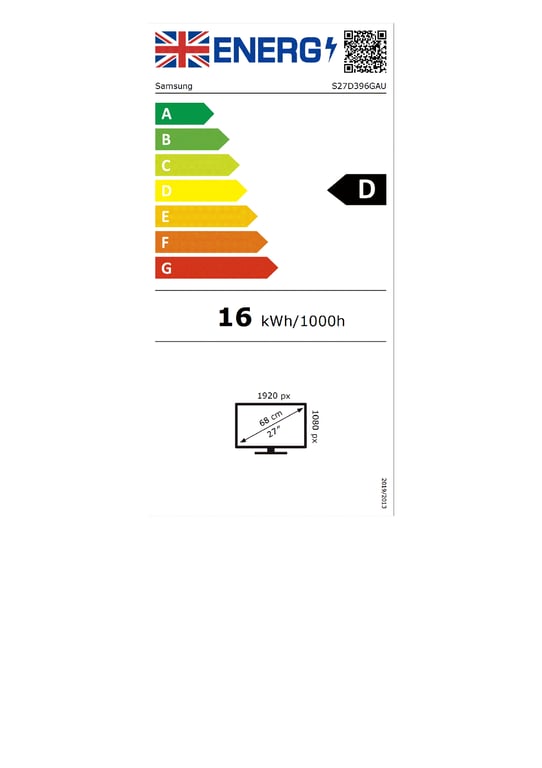 Ecran Pc 27'' S27d300gau Samsung - vue 2
