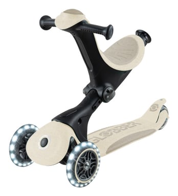 Globber GO UP DELUXE Niños Patinete de tres ruedas Negro, Limón verde