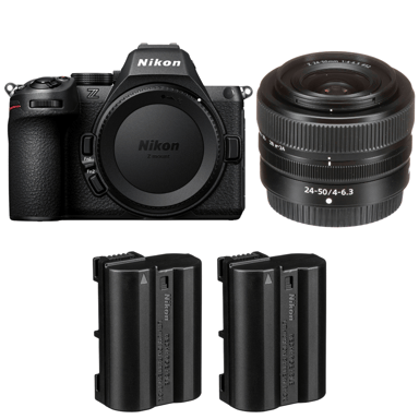 Appareil photo hybride Nikon Z5 II + 24-50mm f/4-6.3 + 2 Nikon EN-EL15c + Ebook  20 astuces pour des images qui claquent  - Neuf