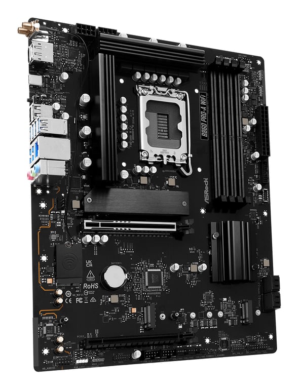 ASROCK Carte Mère B860 Pro A WiFi Intel LGA 1851 Neuf - vue 2