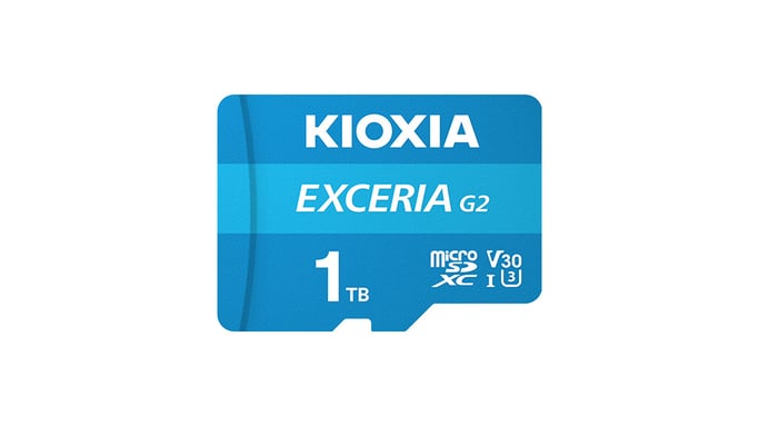 Kioxia LMEX2L001TG2 mémoire flash 1 To MicroSDXC UHS-I Classe 10 - Neuf