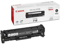 Toner noir d'origine Canon 718 - 2662B002Aa [Pag-3400] - Neuf