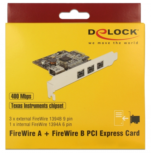 DeLOCK 89864 carte et adaptateur d'interfaces Interne IEEE 1394Firewire Neuf - vue 2