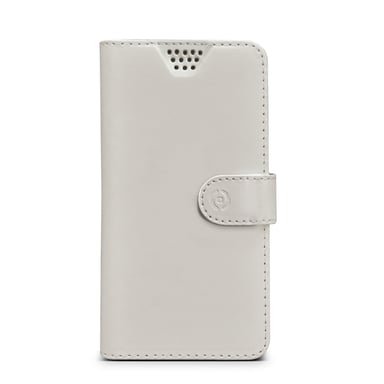 Celly Wally Unica funda para teléfono móvil 15,2 cm (6'') Funda cartera Blanco