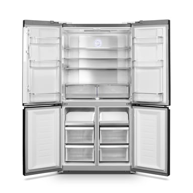Schneider SCMD564NFGL-BE - Réfrigérateur Multiportes 564L Noir