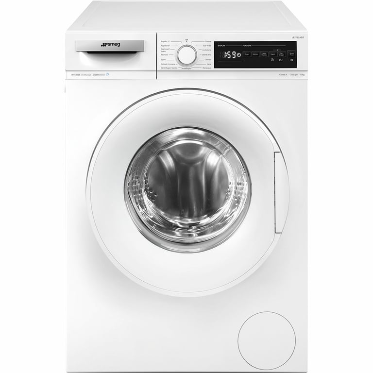 Smeg LB2T02ASIT machine à laver Charge avant 10 kg 1200 trmin Neuf