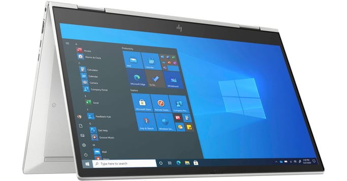 HP EliteBook x360 830 G8 Intel Core i5 (13,3'') 2,4 GHz, 256 Go, 8 Go, Intel Iris Xe Graphics, Argent - AZERTY