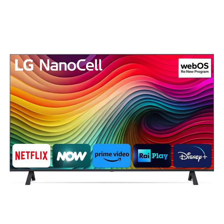 LG NanoCell NANO81 43NANO81T6A 109,2 cm (43 ) 4K Ultra HD Smart TV Wifi Bleu - Neuf
