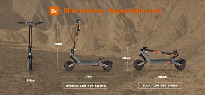 Trottinette électrique pliable KuKirin G2 Ultra, 2 moteurs 800 W, batterie 48 V 18 Ah, pneus 10 pouces