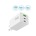 JAYM® Pack Chargeur GaN 100W + Câble USB-C 2m   3 Ports (2xUSB-C, 1xUSB-A) Charge Rapide PD pour MacBook Pro, PC Portable, iPad Pro M4, iPhone 17/16, Samsung S26/S25