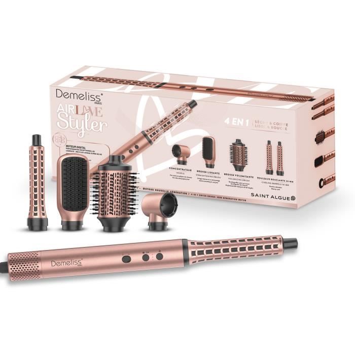 Brosse soufflante DEMELISS Air Flow Styler Love Edition Moteur BLDC 3 vitesses Fonction ionique Silencieuse - vue 3