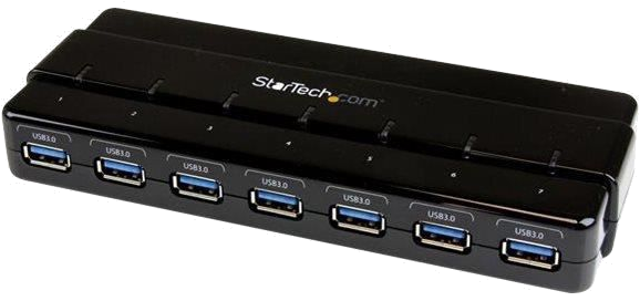 StarTech.com Hub SuperSpeed USB 3.0 avec 7 ports - Concentrateur USB 3.0 avec adaptateur d'alimentat
