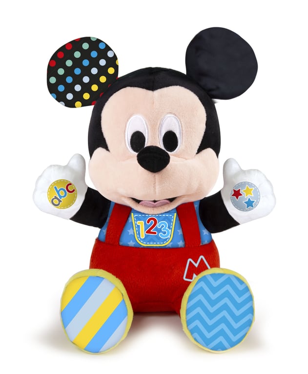 Clementoni Disney Baby Mickey Joue et Apprendre Peluche Parlante Standard 17303