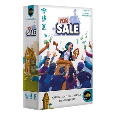 Gioco di carte IELLO Mini Games Asta Immobiliare 3 a 6 giocatori 10 anni e oltre
