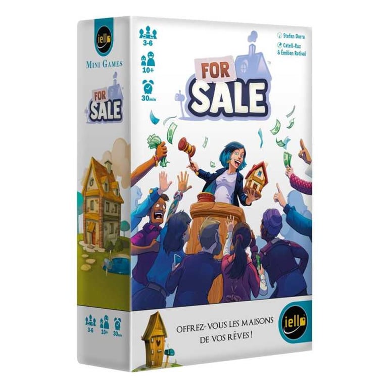 Jeu de Stratégie Iello 51704 – For Sale Enchères Immobilières 3-6 Joueurs - vue 3