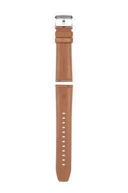 Watch GT 2 Classic, Boitier de 46mm argenté et bracelet Brun Cuir