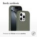 Accezz Coque Liquid Silicone avec MagSafe pour Apple iPhone 16 Pro - Cooper Green