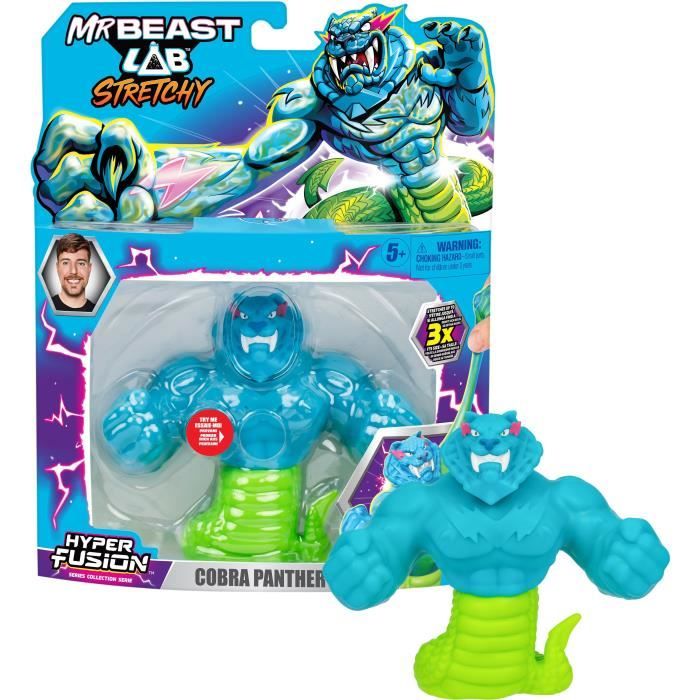 Figurine élastique MRBEAST LAB Goo Jit Zu Cobra Panthère 11 cm - vue 4