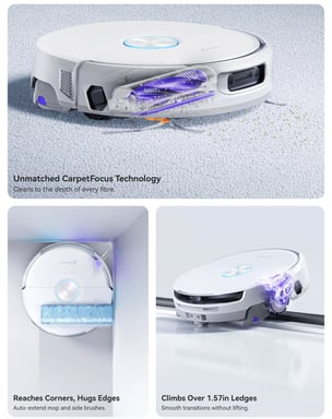 Narwal Freo Flow - Robot aspirador, Blanco