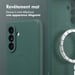 imoshion Coque Couleur avec MagSafe pour Samsung Galaxy A36 - Vert foncé